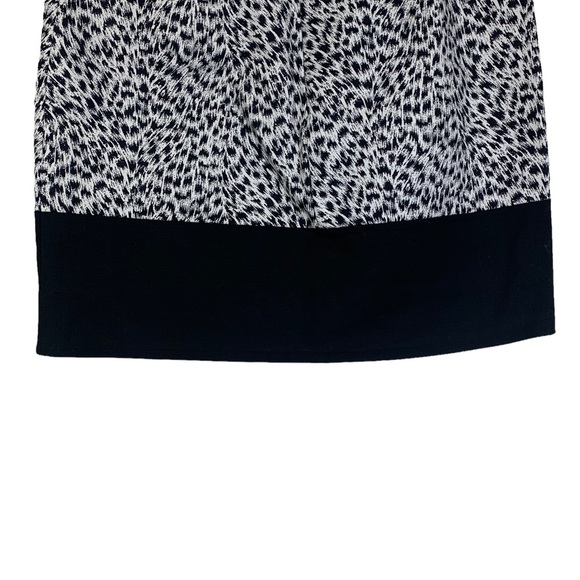 MICHAEL Michael Kors Skirt Animal Print Black White 6 - Picture 9 of 12
